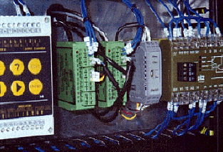 Proforce Analog Signature Peak Output I/O Module Mounted in Control Panel